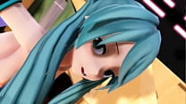 MMD Miku Hatsune having sex in a restaurant